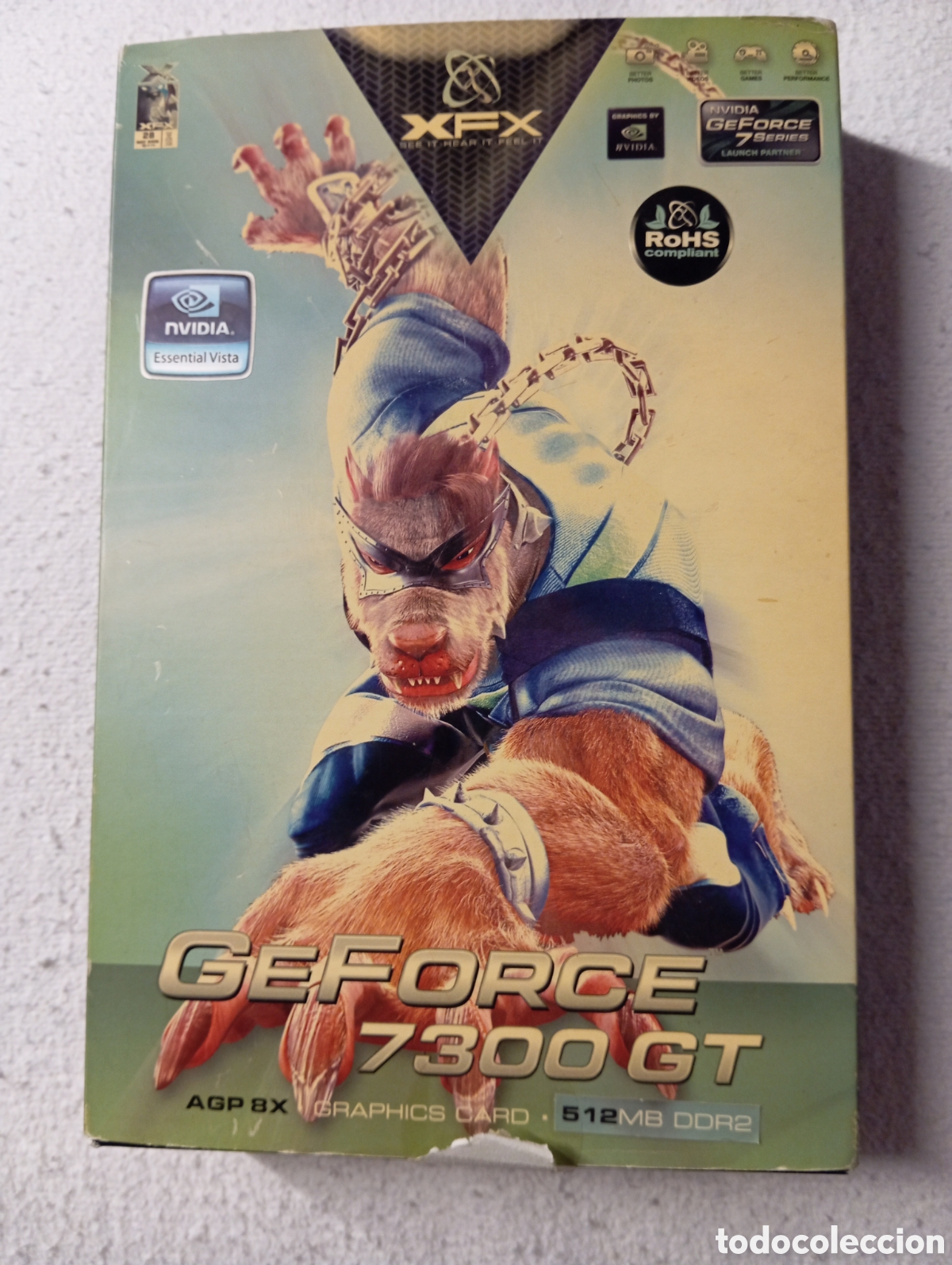 Segunda Mano: Tarjeta Gr&aacute;fica XFX NVIDIA GeForce 7300 GT 512MB DDR2 AGP 8X &ndash; Con Caja Original &ndash; Coleccionista / R