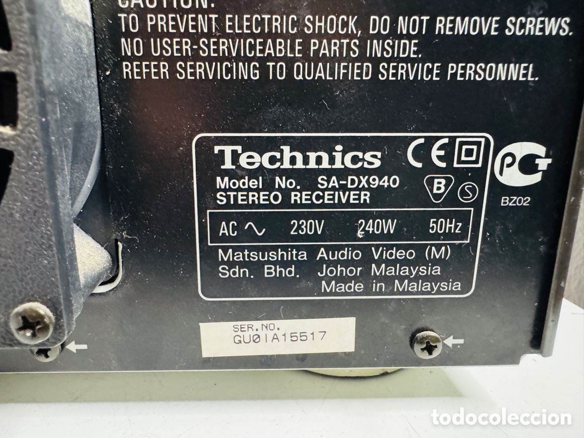 Segunda mano: Technics SA-DX940 AV Control Stereo Receiver & Remote Control - Foto 11