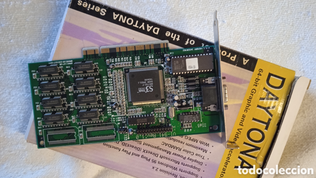 Segunda Mano: VGA Tarjeta Controladora ISA Vintage UI-941A / FCC ID H8NYI-940 para PC Retro - Coleccionismo