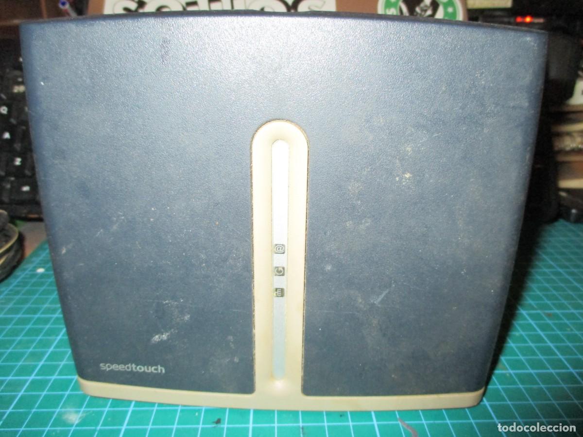 Segunda mano: 686- M&oacute;dem Router ADSL Thomson SpeedTouch 510 + Transformador 12V - Foto 3