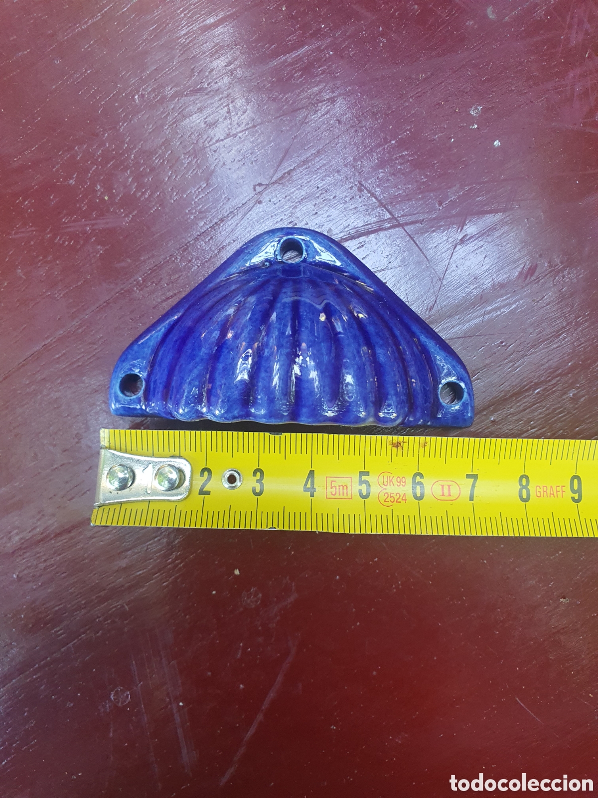 Segunda mano: Lote 6 tiradores concha azul cobalto - Foto 4