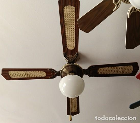 Segunda mano: 3 LAMPARAS VENTILADOR de TECHO - Foto 8