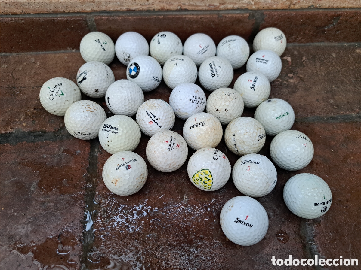 Segunda Mano: Jml Lote 28 pelotas bolas golf marcas variadas