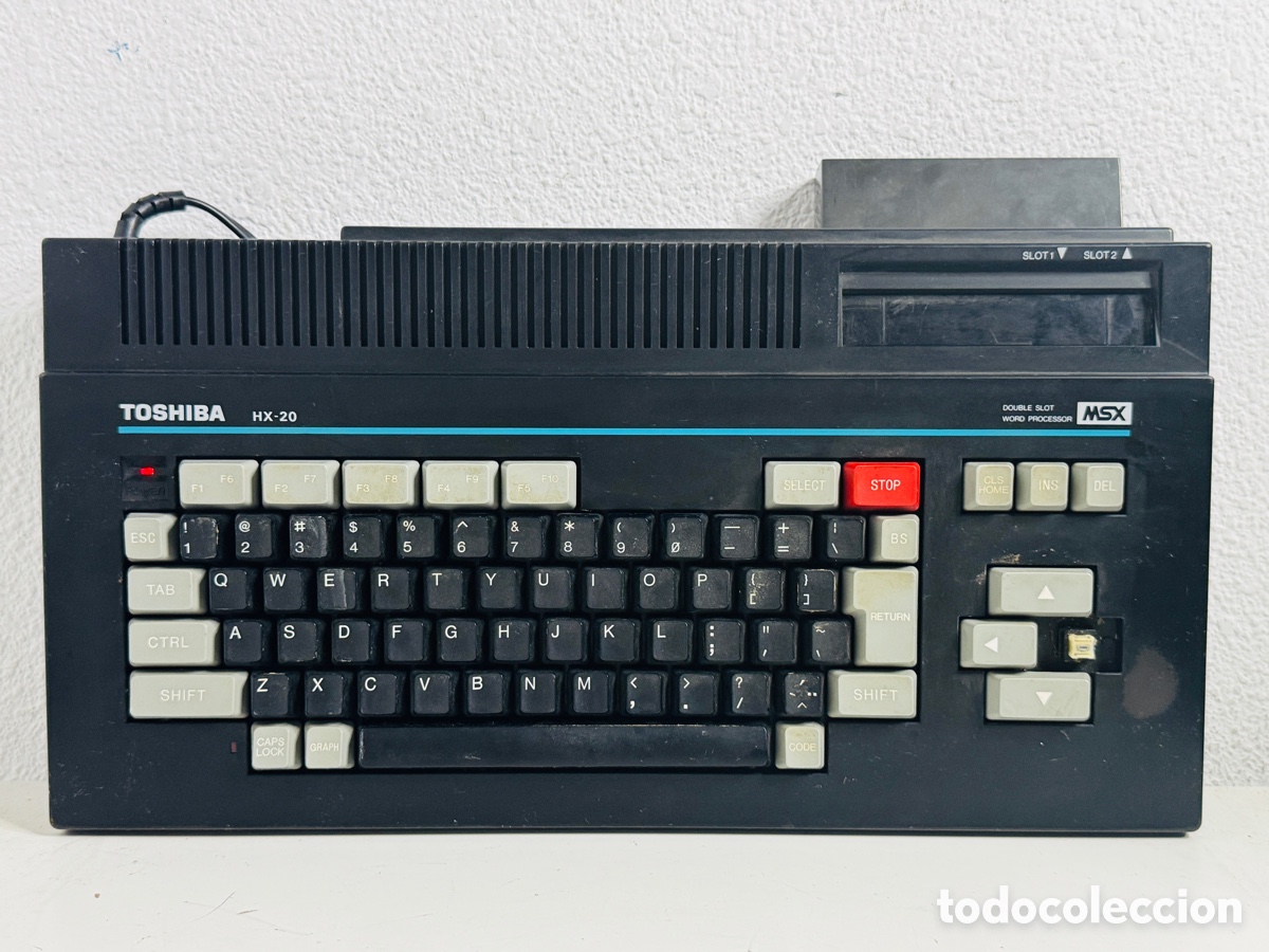 Segunda Mano: Toshiba HX-20 MSX Computer Retro Vintage 1980s