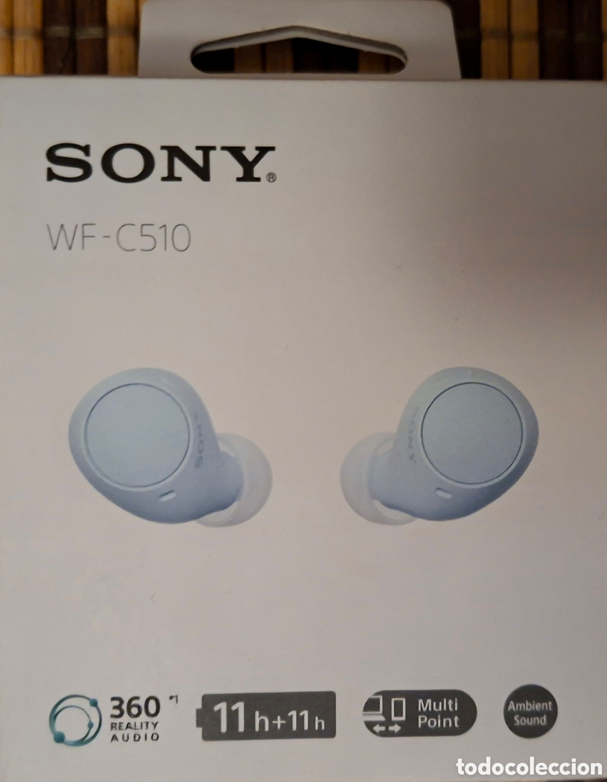 Segunda Mano: SONY Fones sem fios Bluetooth WF-C510 Spotify Tap, carregamento r&aacute;pido, 22 h de bateria