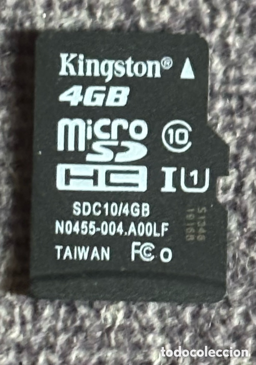 Segunda Mano: Tarjeta Micro SD 4GB Kingston Class 10 MicroSDHC SDC10/4GB Original Usada