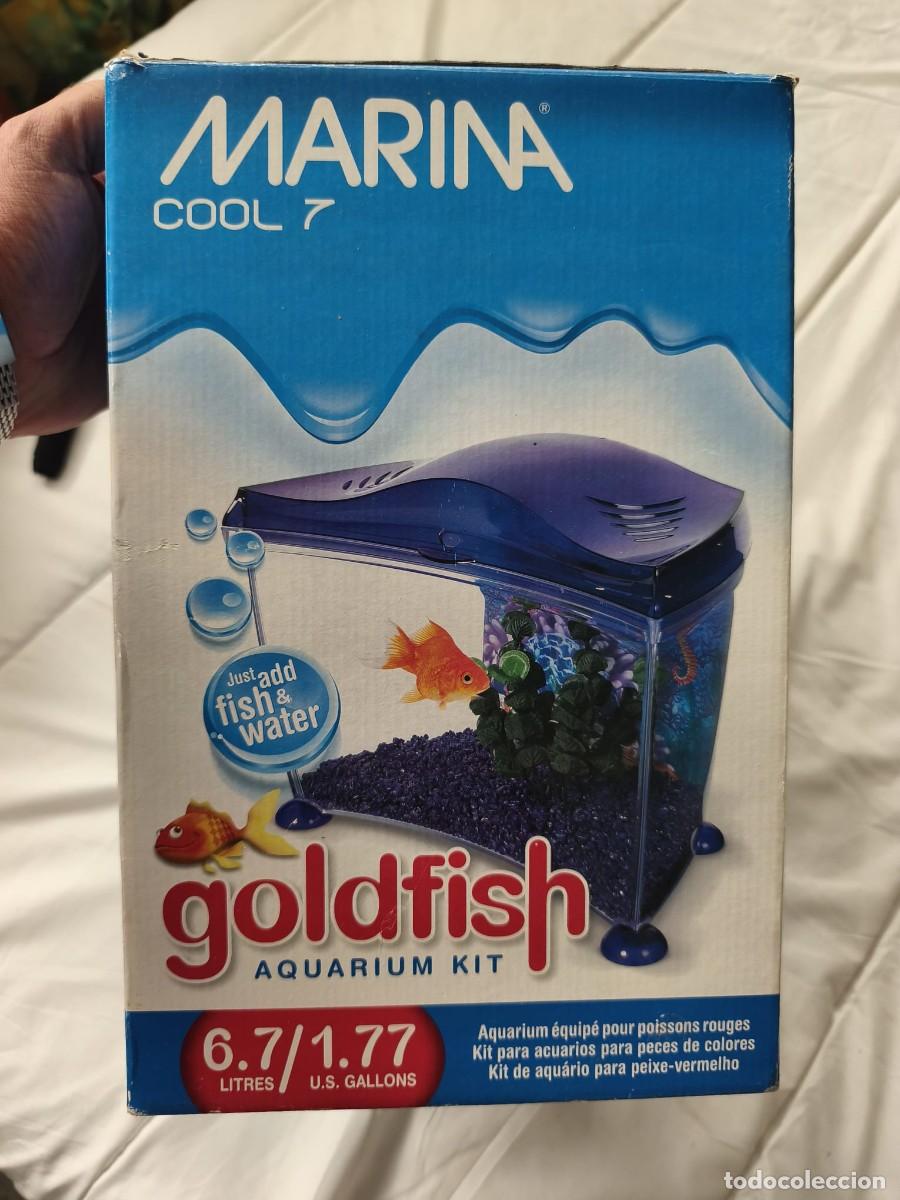 Segunda Mano: ⁠Marina Cool 7 Goldfish Aquarium . acuario de pl&aacute;stico compacto . Nuevo. Caja original