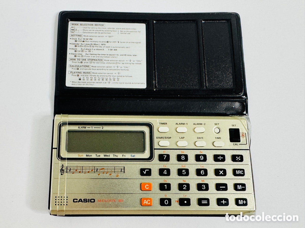 Segunda Mano: Casio Melody 80 Musical Calculator With Alarm Made in Japan sin pilas