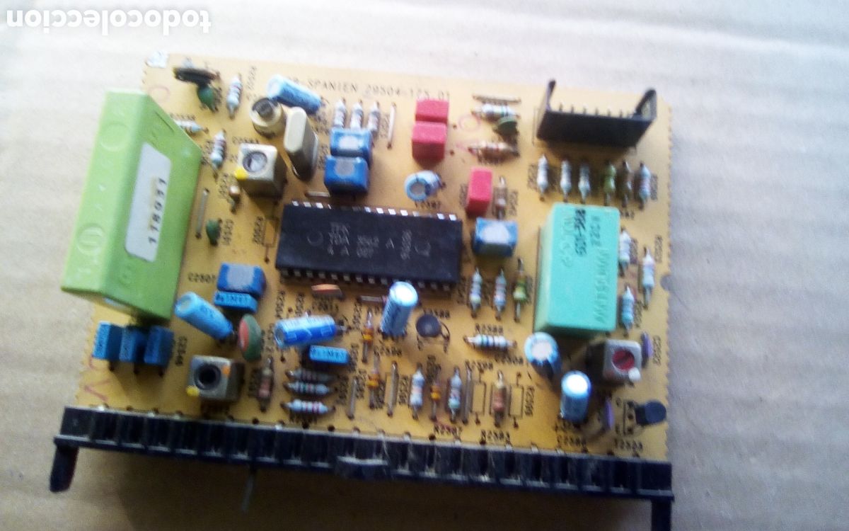 Segunda Mano: Tarjeta electr&oacute;nica, placa control pantalla. RGB - Spanien 29504-175.01. Mitsumi. TFK-TDA. 12 x 9 cm