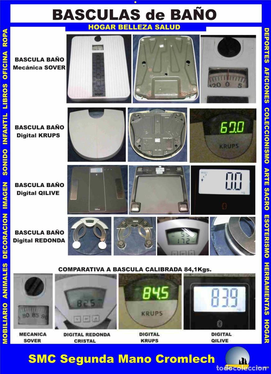 Segunda Mano: 4 BASCULAS DE BA&Ntilde;O A&ntilde;os 70-2015 Buen estado general.