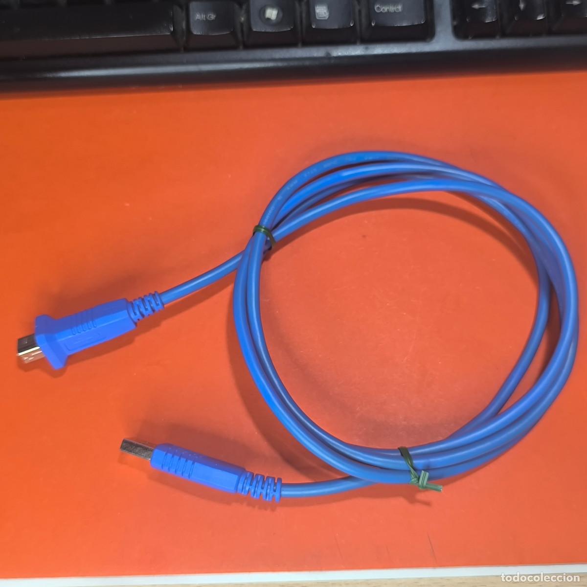Segunda mano: 001540INF-Cable Usb A a Usb B azul - 1,4 m - Foto 1