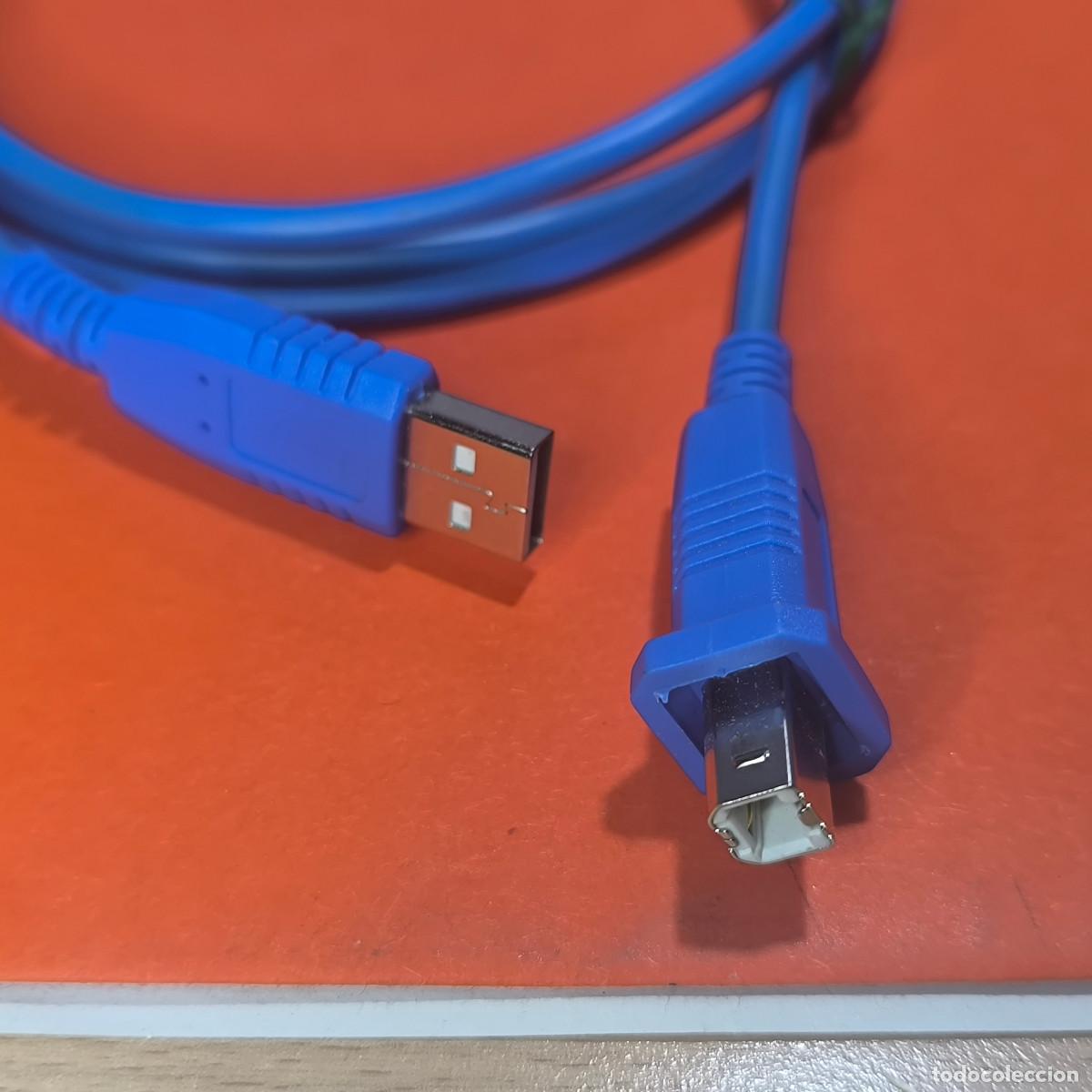 Segunda mano: 001540INF-Cable Usb A a Usb B azul - 1,4 m - Foto 2