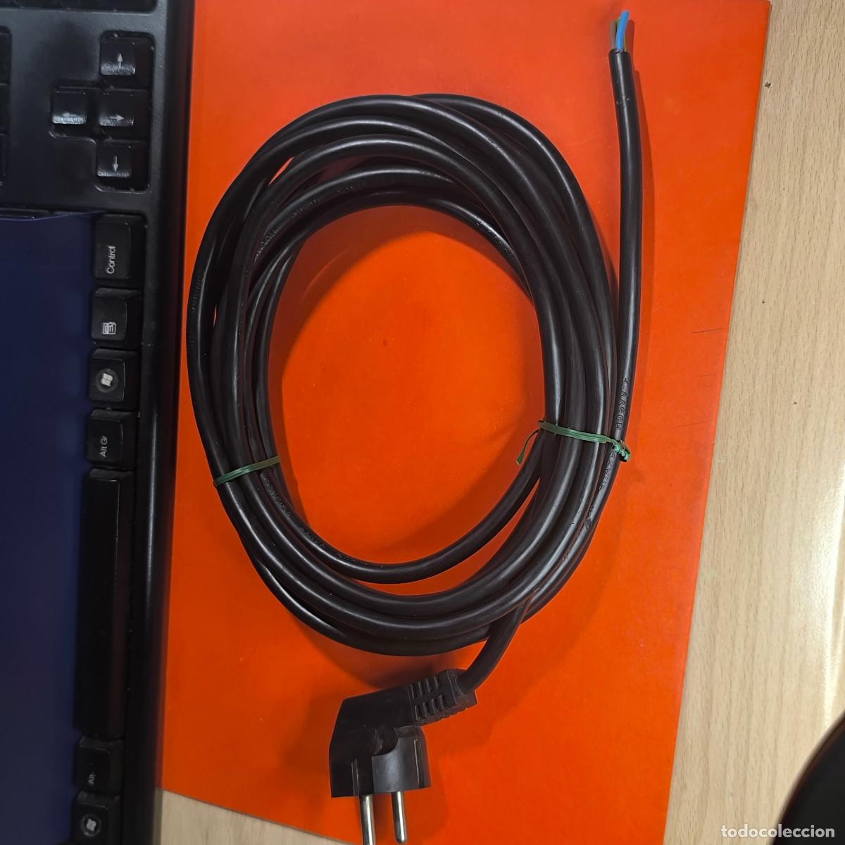 Segunda Mano: 001501BRI-Cable corriente negro Concisa -4,70 metros H05VV-F