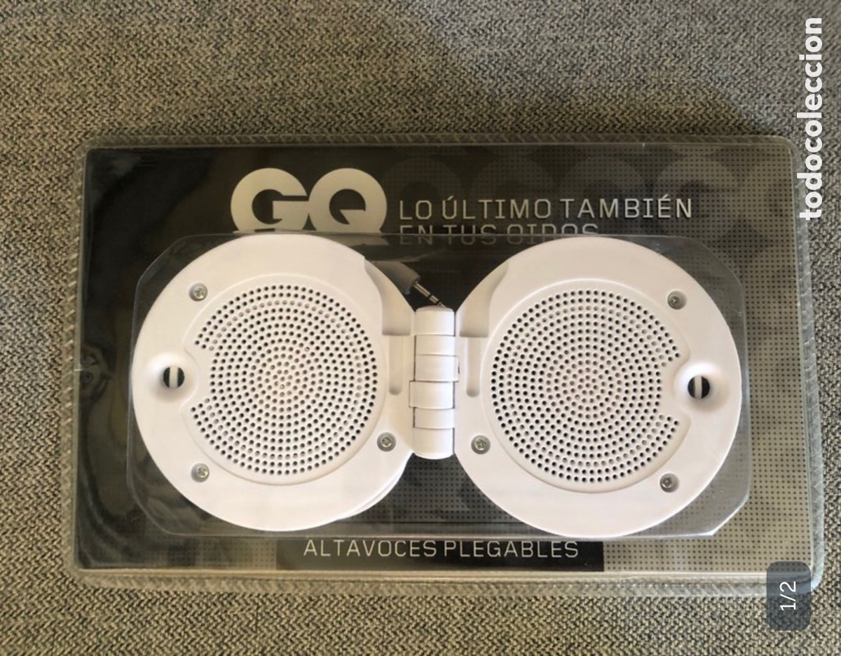 Segunda Mano: Altavoces Plegables GQ Blancos Original. ASM