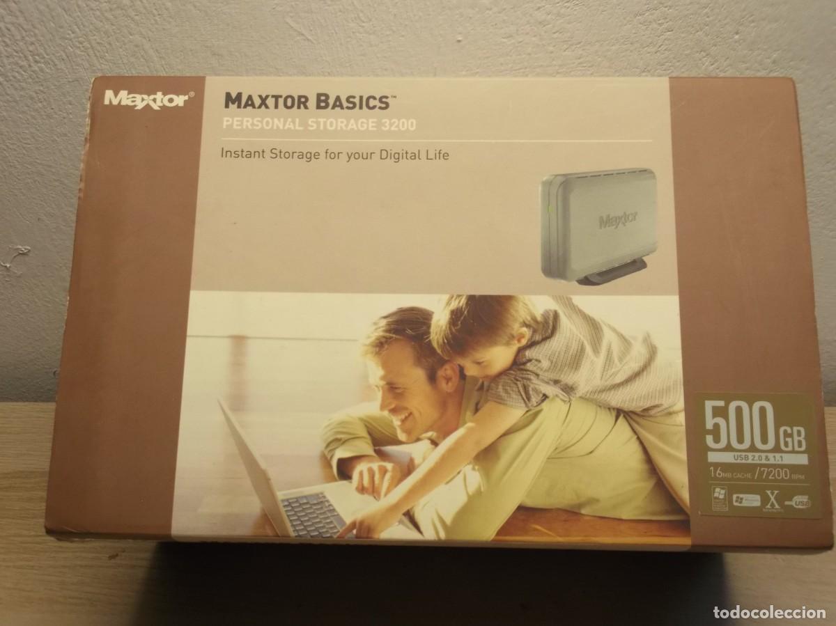 Segunda Mano: Maxtor Basics Personal Storage 3200 , 500GB (7200rpm, USB 2.0, 16MB)