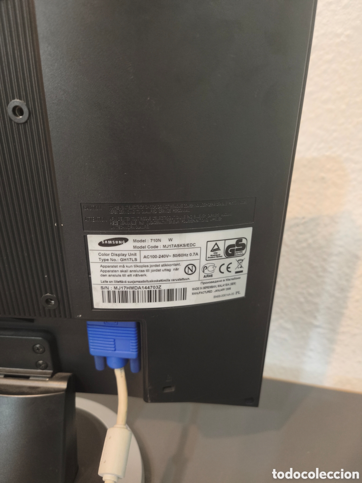 Segunda mano: Pantalla Samsung sync m&aacute;ster 710n - Foto 3