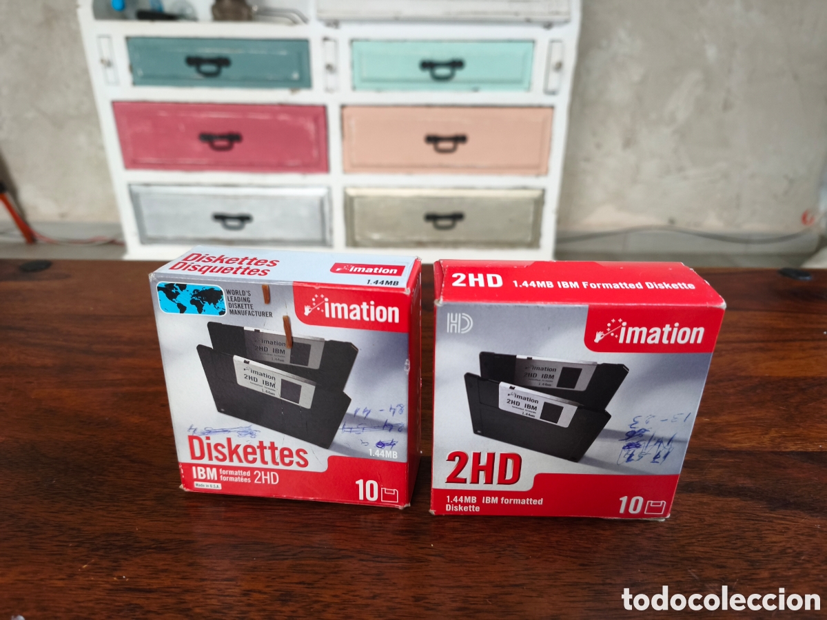 Segunda mano: Dos paquetes de diskettes imation - Foto 2
