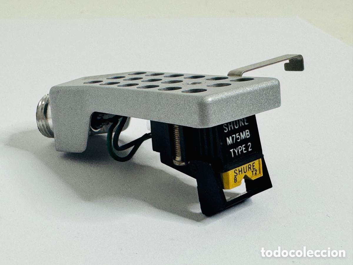 Segunda Mano: Shure M75 MB Type II & Aluminium Headshell Hifi Vintage. Sin aguja