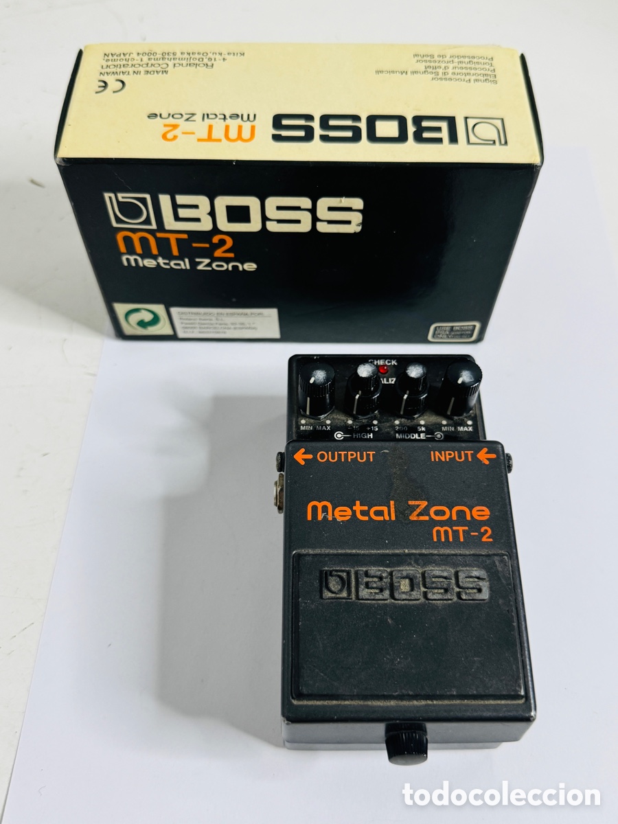 Segunda mano: Boss MT2 Metal Zone Effects Guitar Distortion Pedal - Foto 4