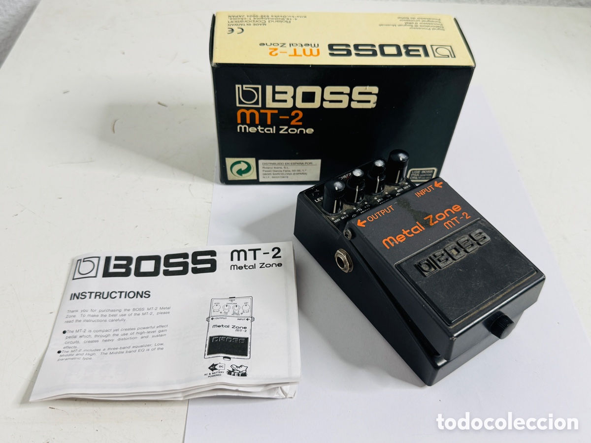 Segunda mano: Boss MT2 Metal Zone Effects Guitar Distortion Pedal - Foto 1