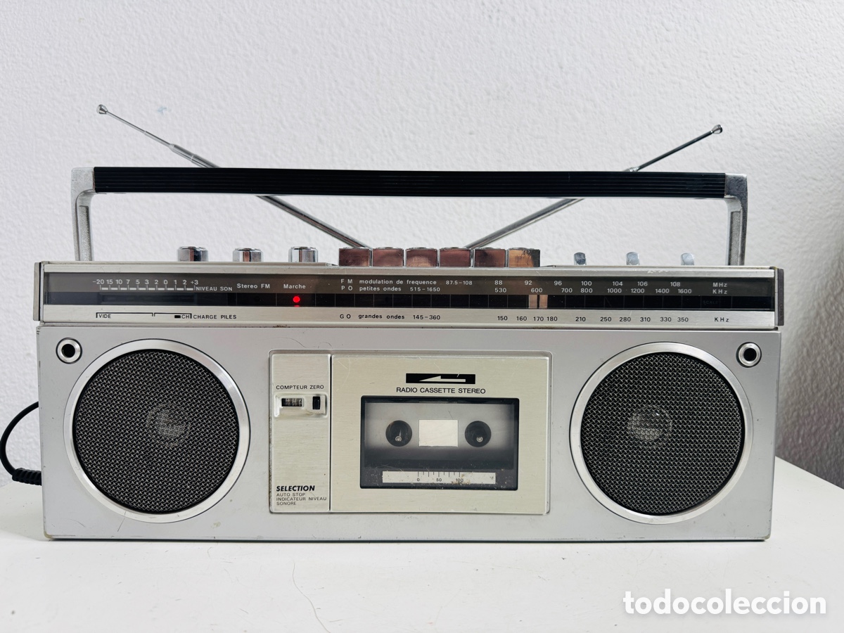 Segunda Mano: Selection SRR-3000L Mini Boombox 1980s Rare No Funciona Para Restaurar