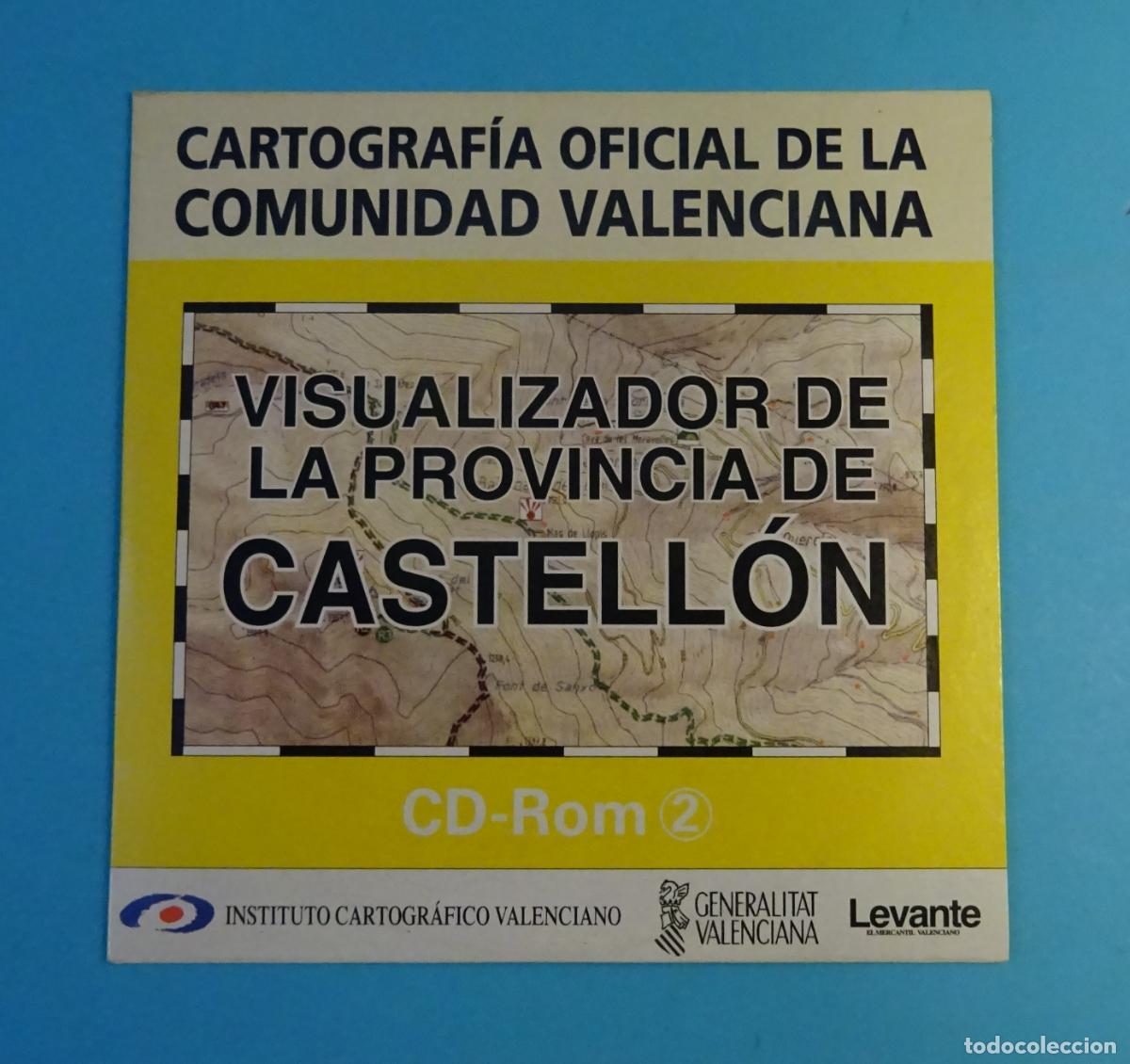 Segunda Mano: CARTOGRAF&Iacute;A OFICIAL DE LA COMUNIDAD VALENCIANA. CD ROM 2. PROV. CASTELL&Oacute;N. A&Ntilde;O 2000