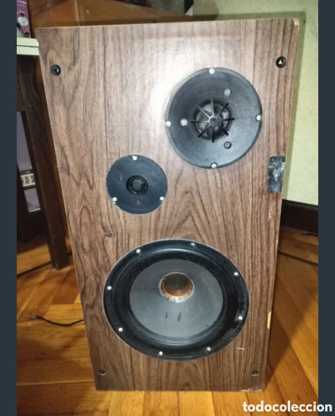 Segunda mano: Altavoz Hi Fi Vintage de madera, marca 'Sono Kit'