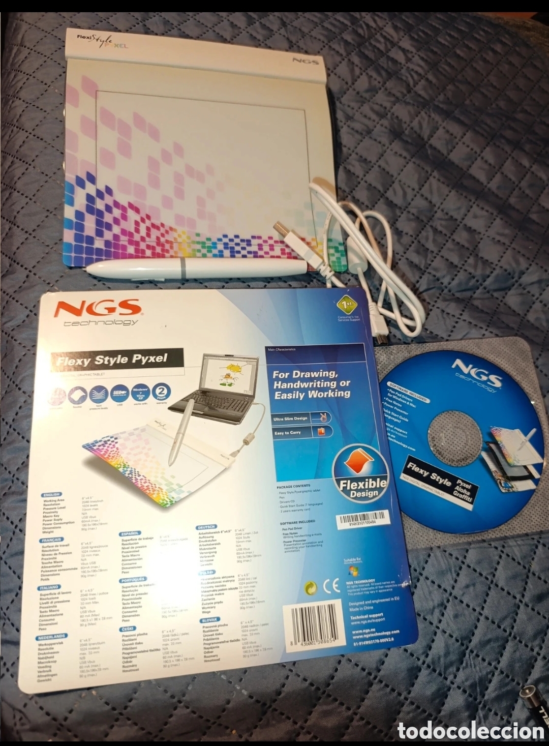 Segunda mano: Tableta gr&aacute;fica NGS Flexistyle Pixel - Foto 6