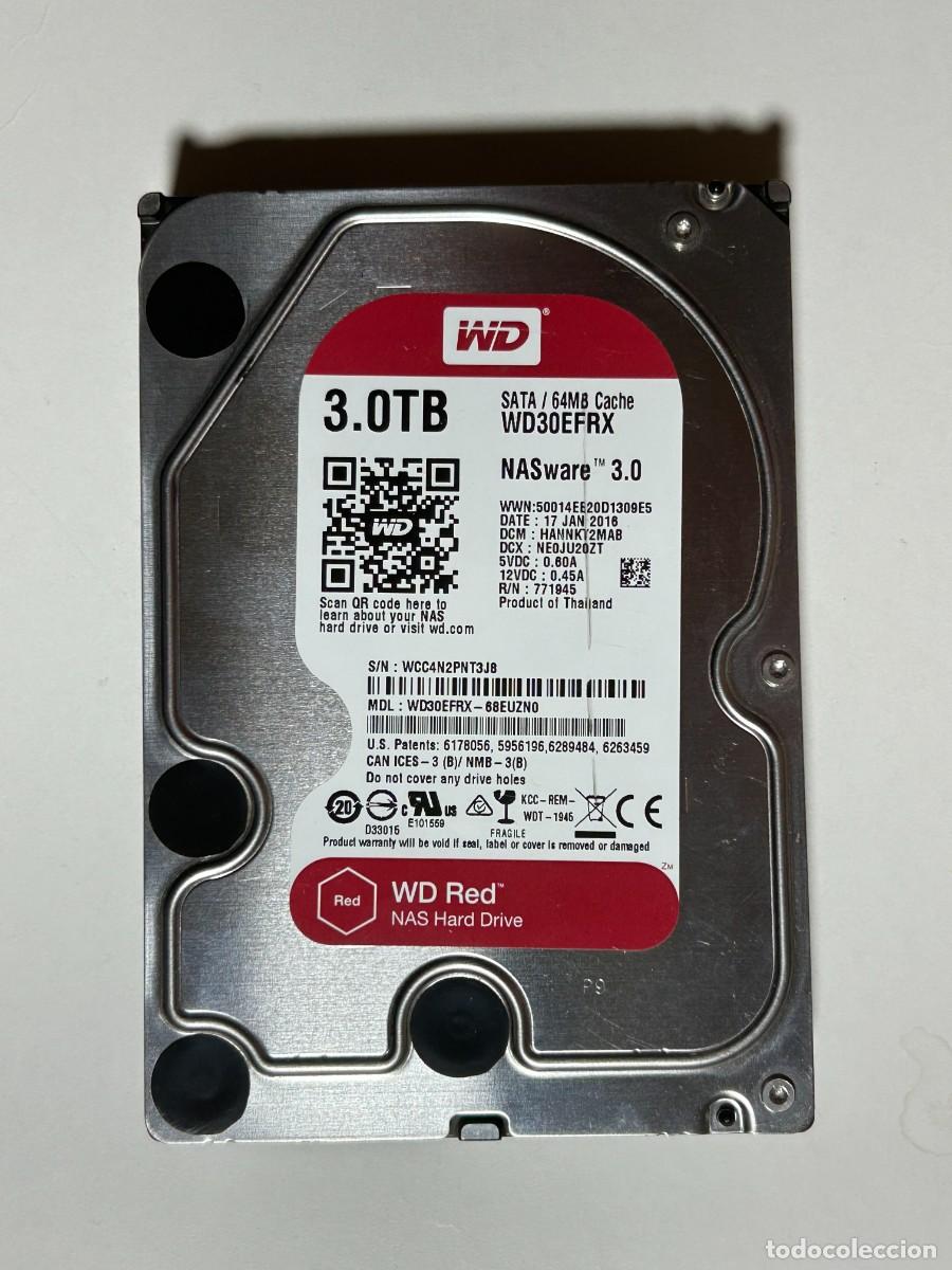 Segunda mano: Disco duro WD 3TB WD30EFRX