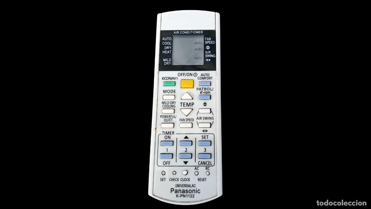 Segunda mano: MANDO A DISTANCIA UNIVERSAL PANASONIC K-PN1122 - AIRE ACONDICIONADO - ECONAVI