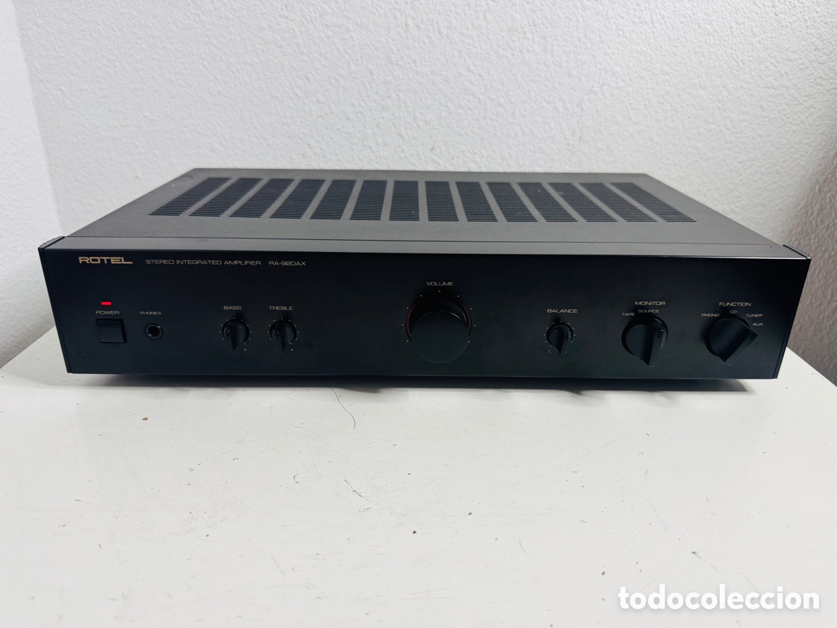 Segunda mano: Rotel RA-920AX Stereo Integrated Amplifier Phono Stage Audio Black Hifi funciona