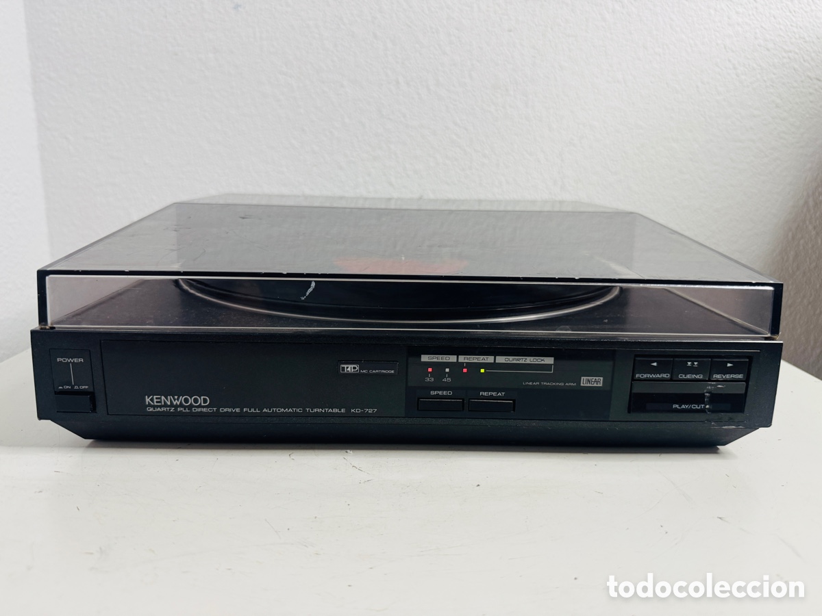 Segunda mano: Trio Kenwood KD-727 Linear Direct Drive Turntable Solo Piezas No Funciona