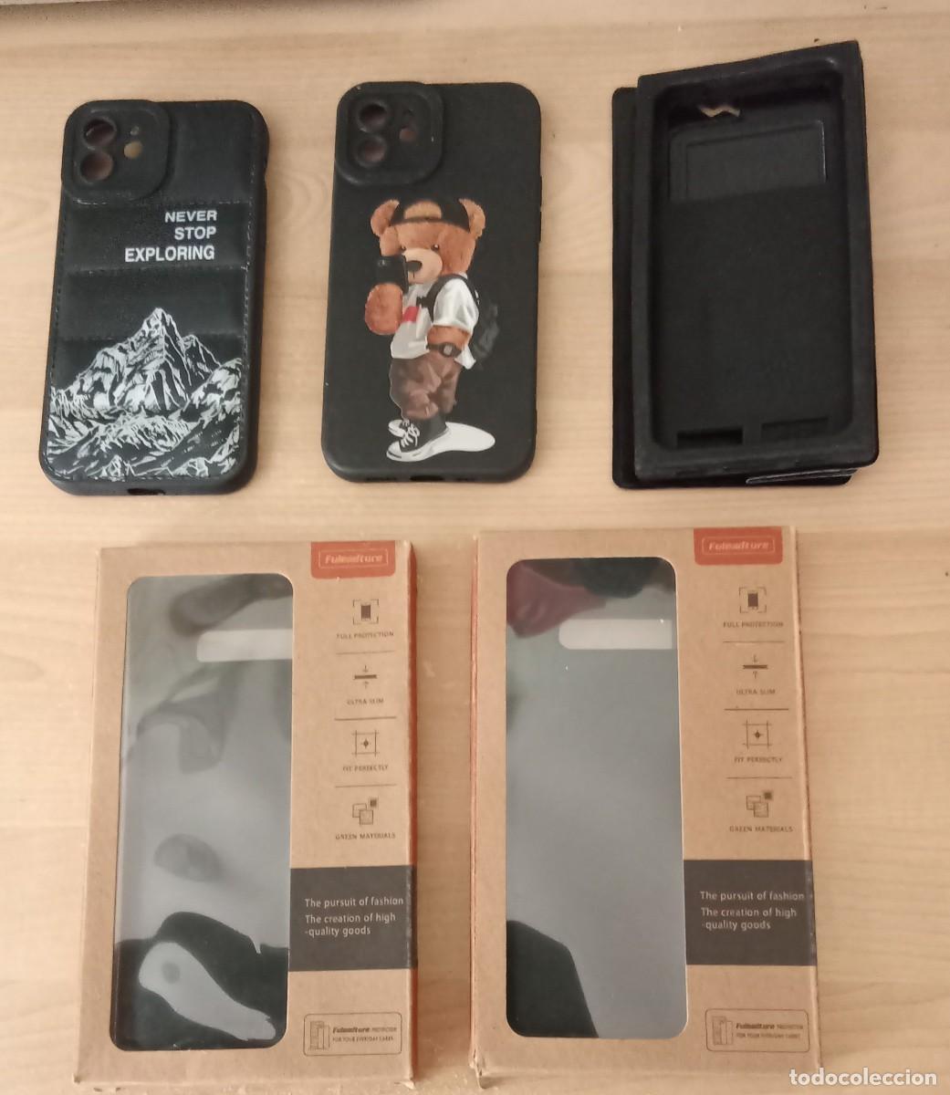 Segunda mano: 5 fundas movil. never stop exploring - fuleadture protector