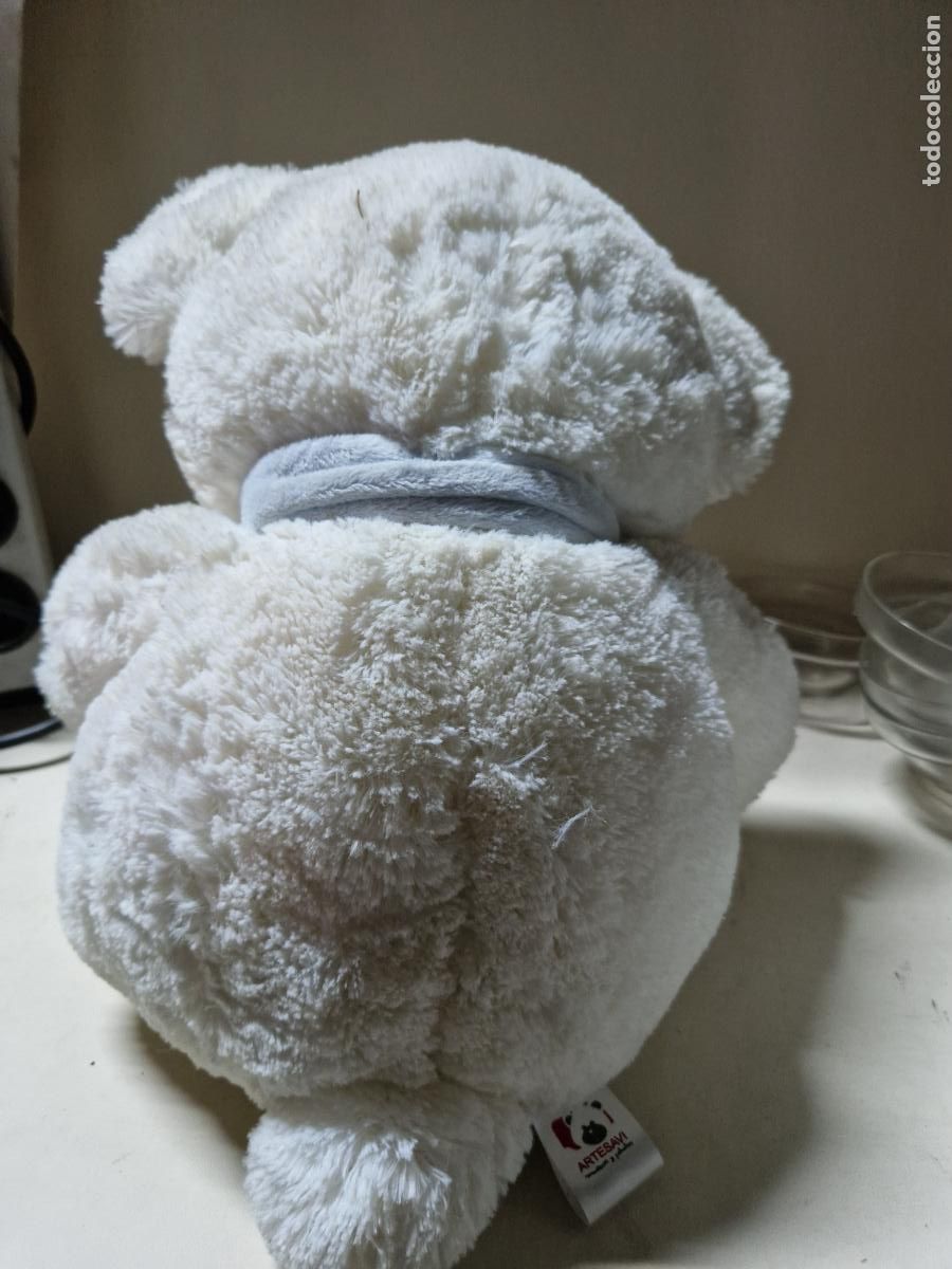 Segunda mano: BONITO OSITO DE PELUCHE. COLOR BLANCO. - Foto 2