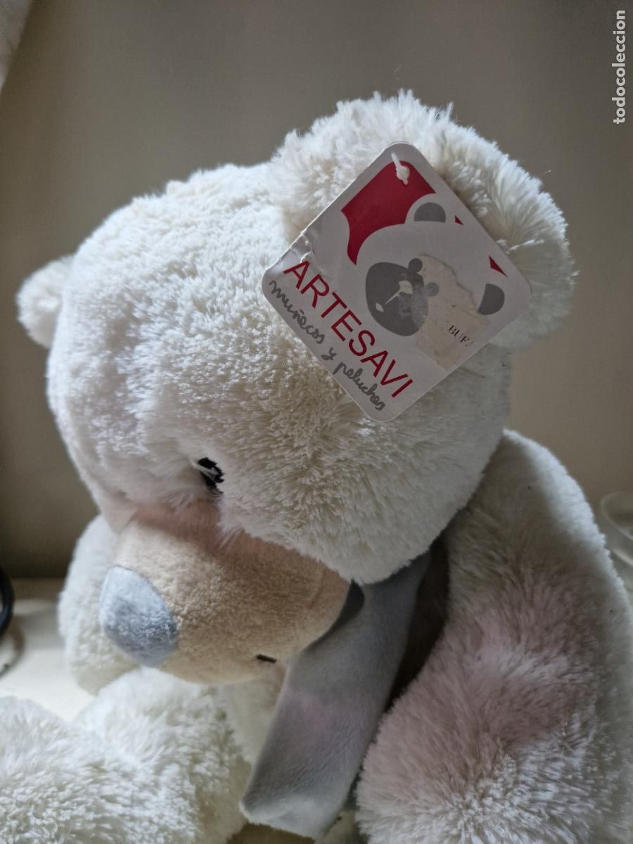 Segunda mano: BONITO OSITO DE PELUCHE. COLOR BLANCO. - Foto 3