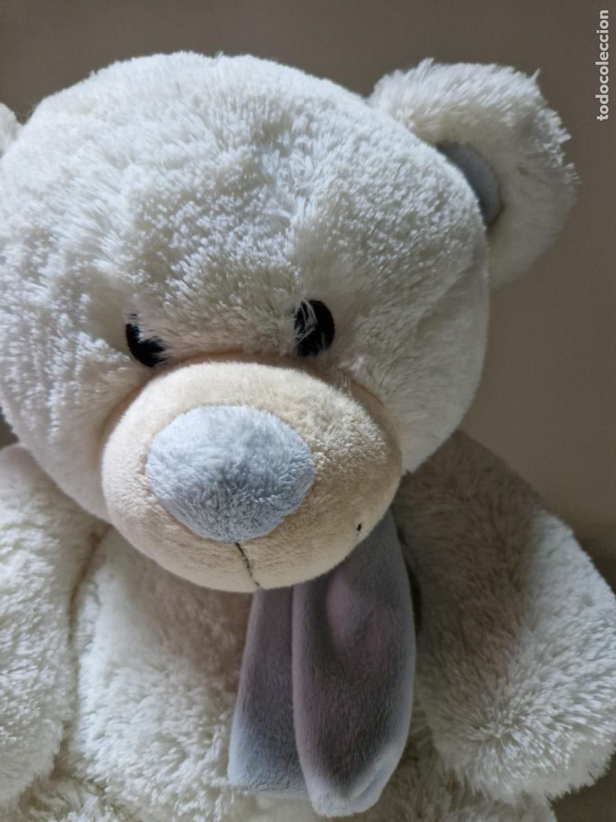 Segunda mano: BONITO OSITO DE PELUCHE. COLOR BLANCO. - Foto 6