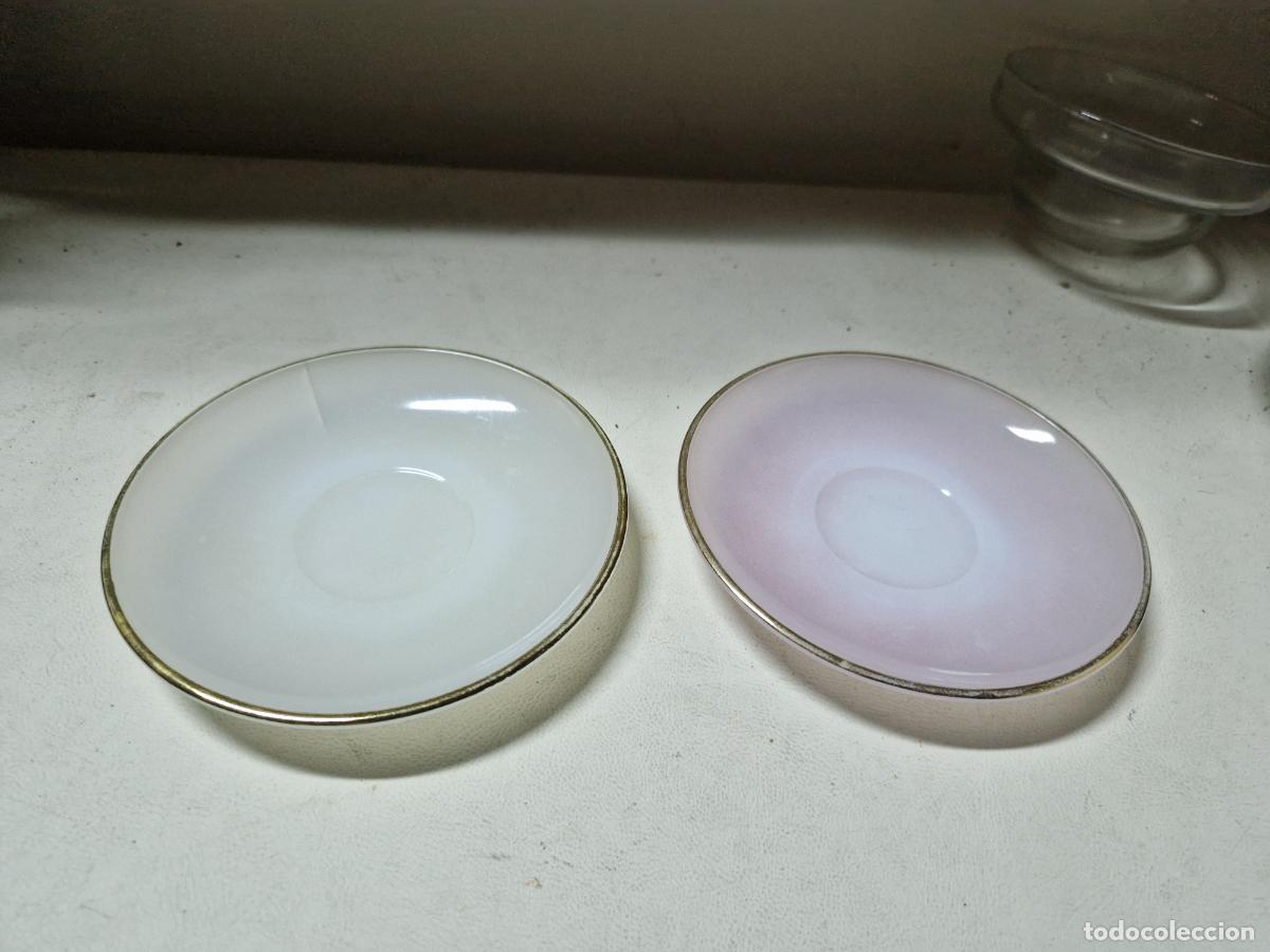 Segunda mano: 2 BONITOS PLATOS MINI. MEDIDA 12*12 - Foto 2