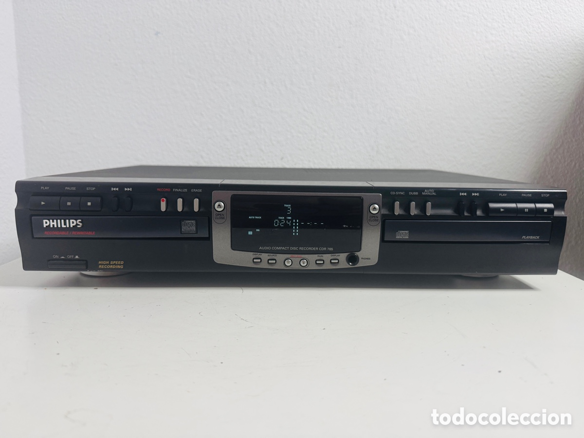 Segunda mano: PHILIPS CDR 765 Dual Disc CD-Recorder Para Reparar Un CD No Funciona - Foto 2