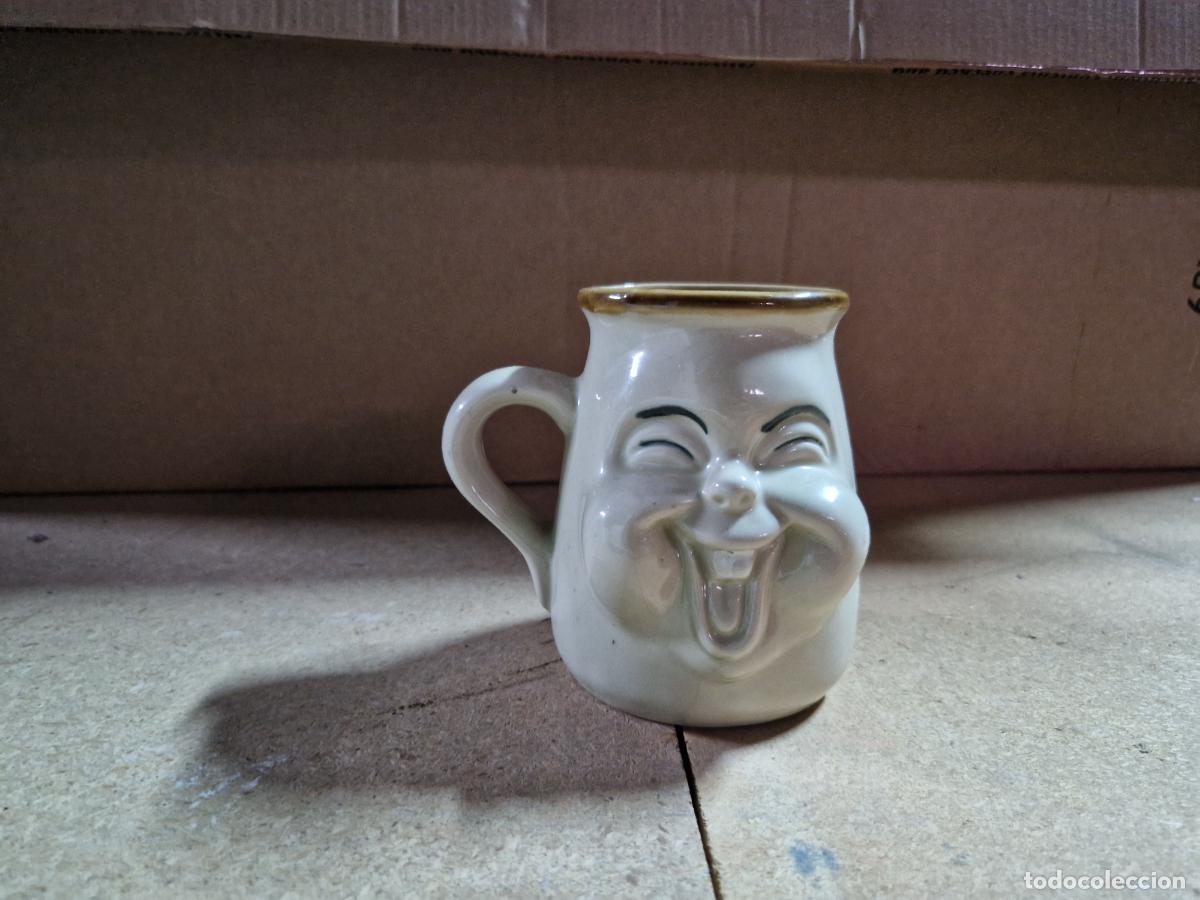 Segunda mano: BONITA TAZA. CURIOSA CARA DE PORCELANA. MEDIDA 11*7