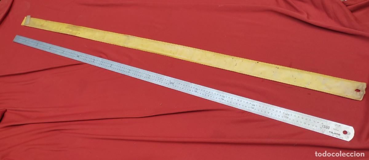 Segunda mano: Regla de Acero Tajima - 1500mm - Made in Japan - con tabla de conversion