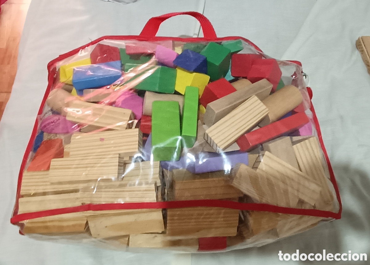 Segunda mano: Lote Bloques de Madera de Construcci&oacute;n.