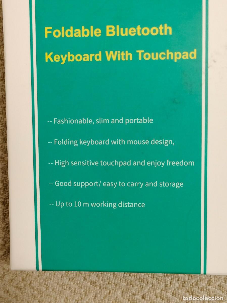 Segunda mano: Teclado Bluetooth plegable con panel t&aacute;ctil. Sin desembalar. - Foto 2
