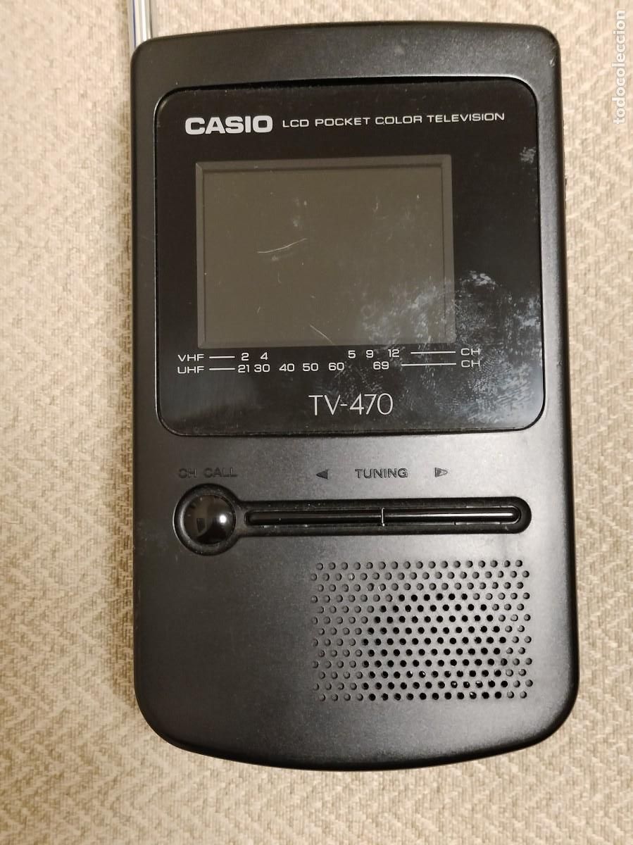 Segunda mano: Televisor port&aacute;til anal&oacute;gico Casio TV-470.