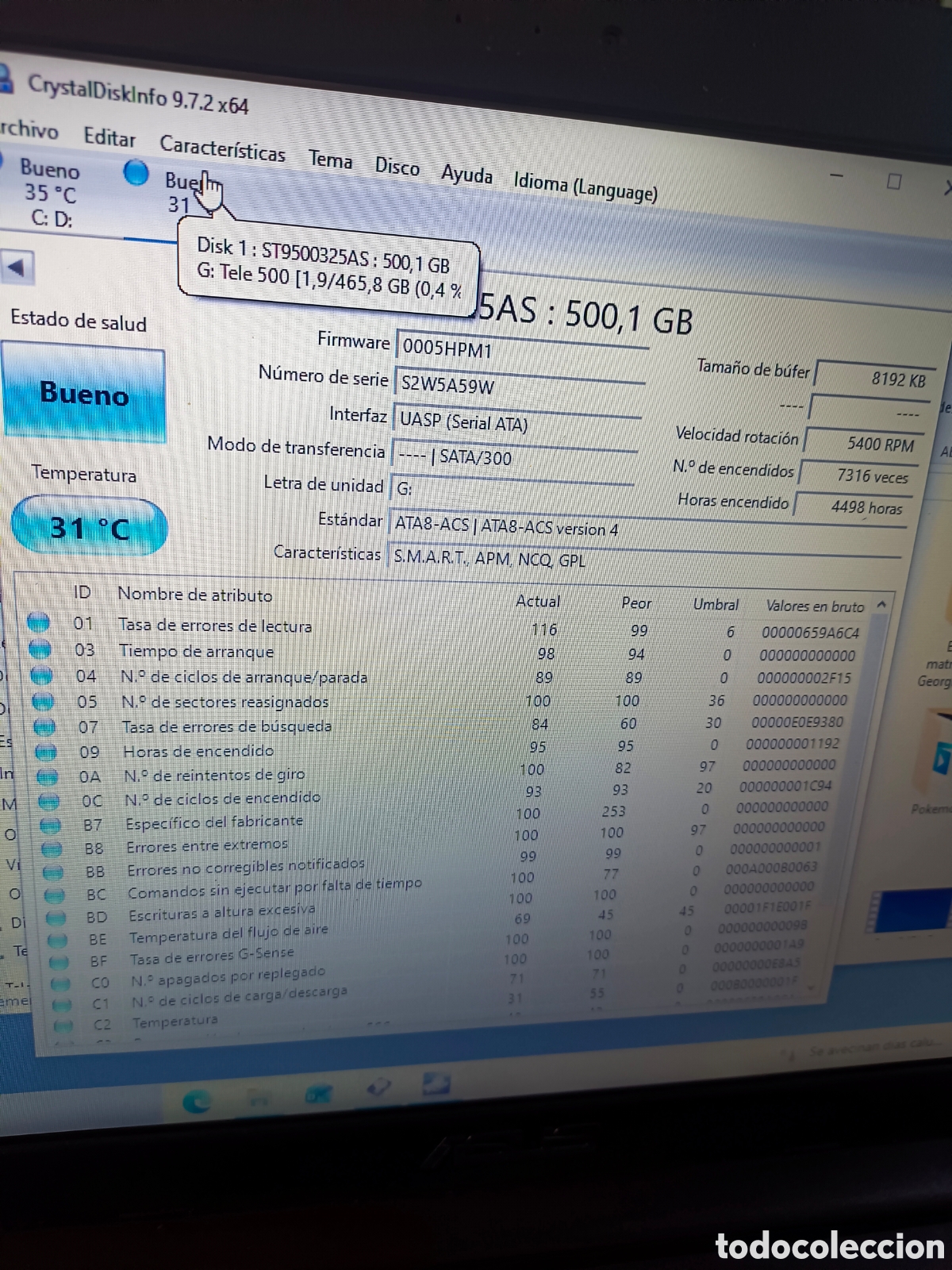 Segunda mano: Disco duro externo 500 gb Seagate - Foto 4