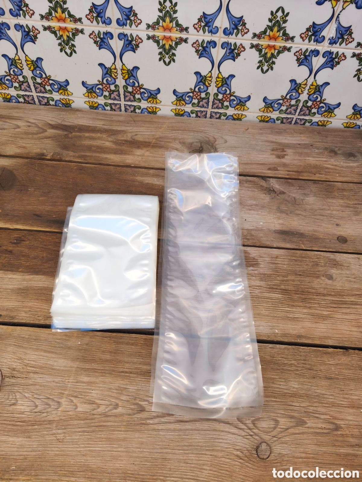 Segunda mano: 50 bolsas para conservar al vac&iacute;o 13 x 45 cm