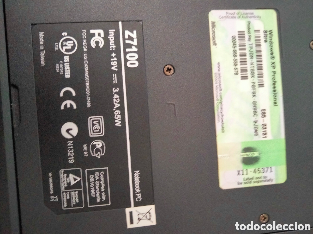 Segunda mano: Port&aacute;til Asus Z7100A - Foto 5