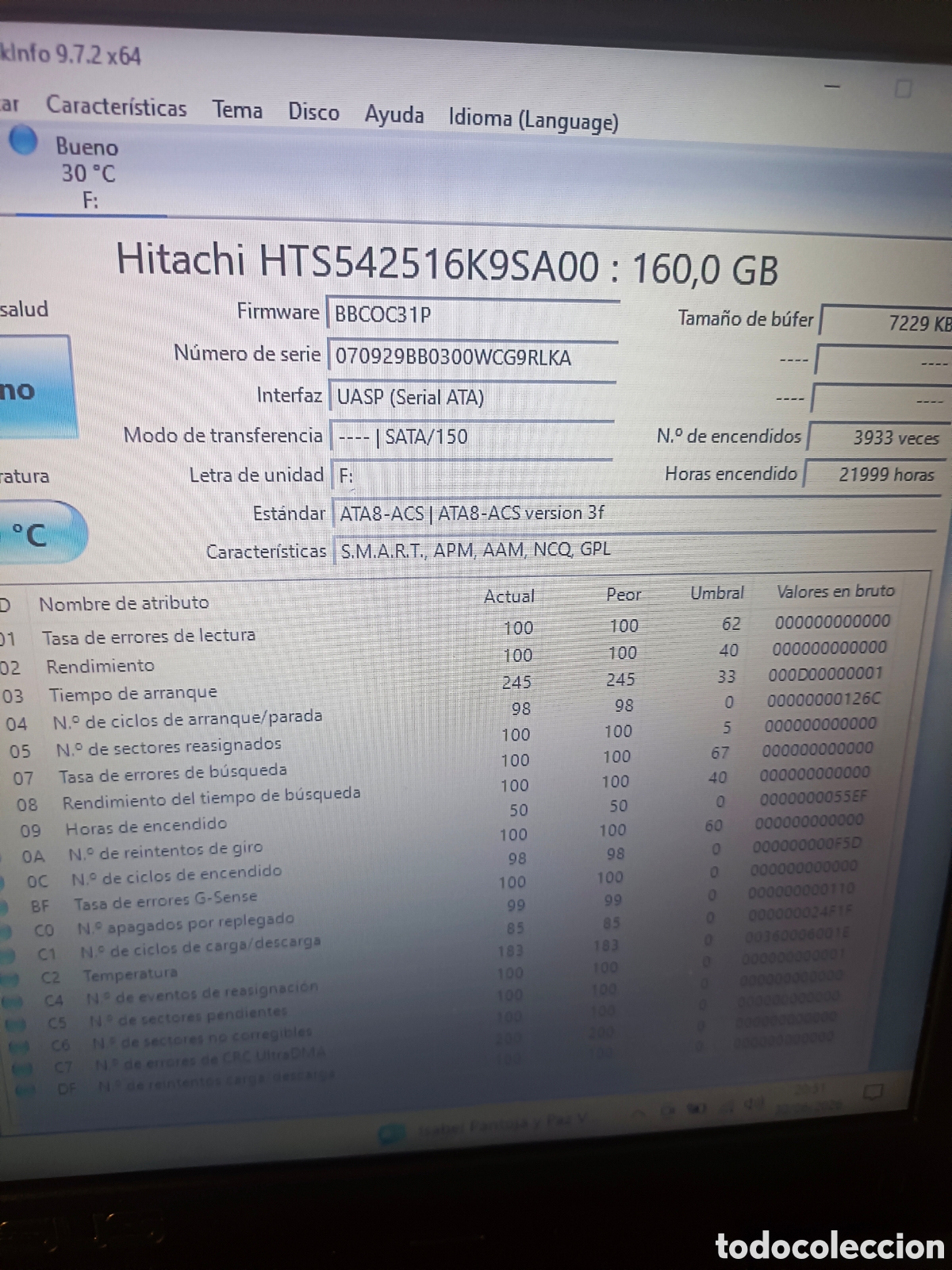 Segunda mano: Disco duro externo 160gb Hitachi - Foto 4