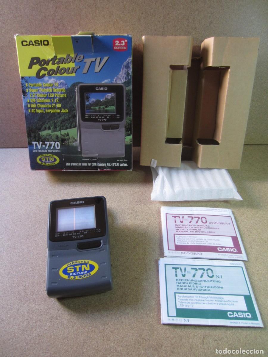 Segunda mano: Televisor Portatil Casio TV-770 con Caja e Instrucciones - Foto 1