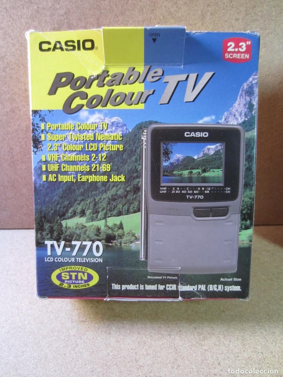 Segunda mano: Televisor Portatil Casio TV-770 con Caja e Instrucciones - Foto 6