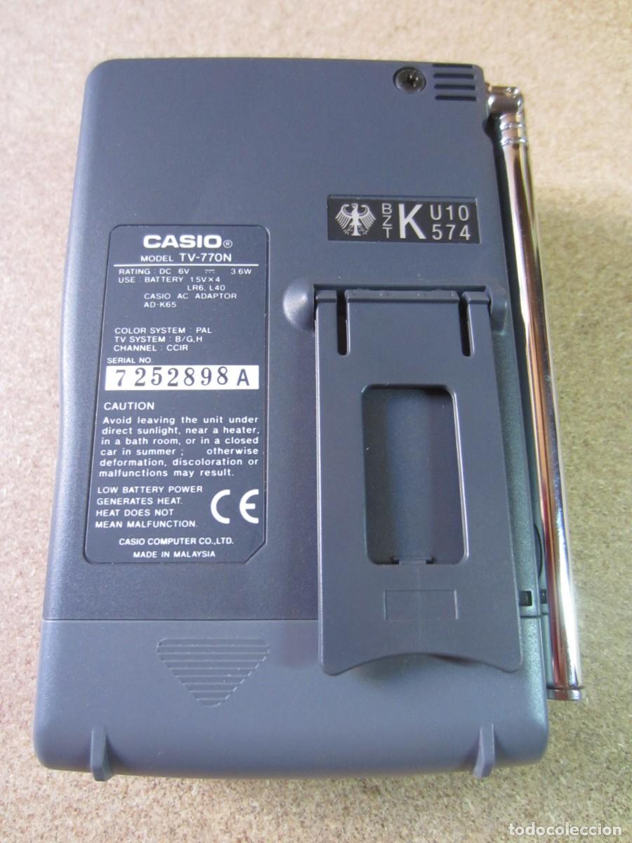 Segunda mano: Televisor Portatil Casio TV-770 con Caja e Instrucciones - Foto 15